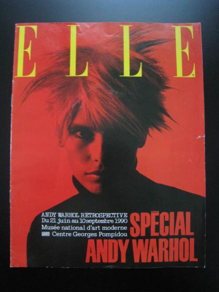 Näyttelyliite Andy Warhol Elle 1990 Pompidou keskus - 14 s.