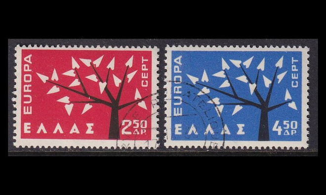 Kreikka 796-7 o Europa (1962)