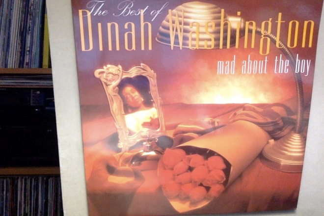 DINAH WASHINGTON :: MAD ABOUT THE BOY :: VINYYLI LP   1992 !