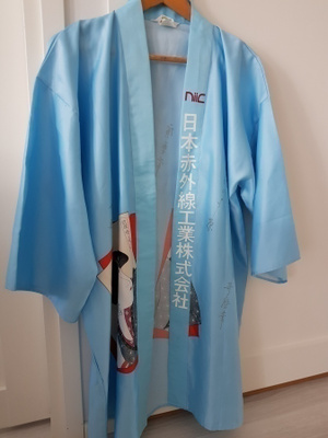 ICHI BAN Japanese vaaleansininen Kimono / Aaamutakki