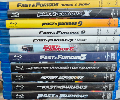 Fast & Furious 10 Kpl+hobbs shaw  -Blu-Ray