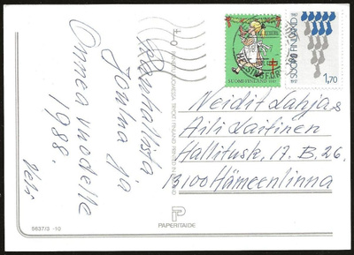 Tub Joulumerkki 1987 Joulumerkki 80 vuotta