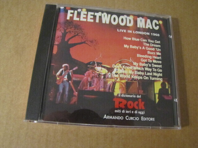 Fleetwood Mac live in london 1968 cd soittamaton Italia 1991