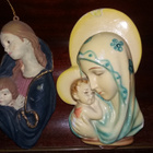 Vanha Ikoni tai figure Jeesus äiti - pikkukuva 1
