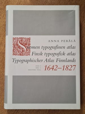 Perälä - Suomen typografinen atlas 1642-1827 osa 1-2
