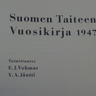 Suomen Taiteen Vuosikirja 1947 - WSOY 1947 - pikkukuva 4