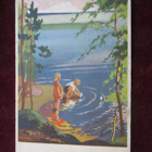 Lapsia rannalla. Wendelin. Postikortti - pikkukuva 1