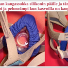 2 x 11cm CPAP-laitteen silikonimaskin kangassukka #30761 - pikkukuva 3