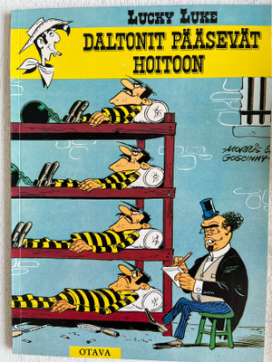 Lucky Luke: Daltonit pääsevät hoitoon, hieno 1.painos