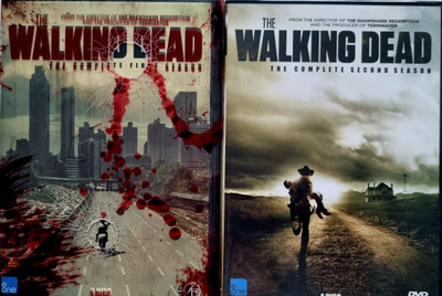THE WALKING DEAD, KAUDET 1 & 2 DVD
