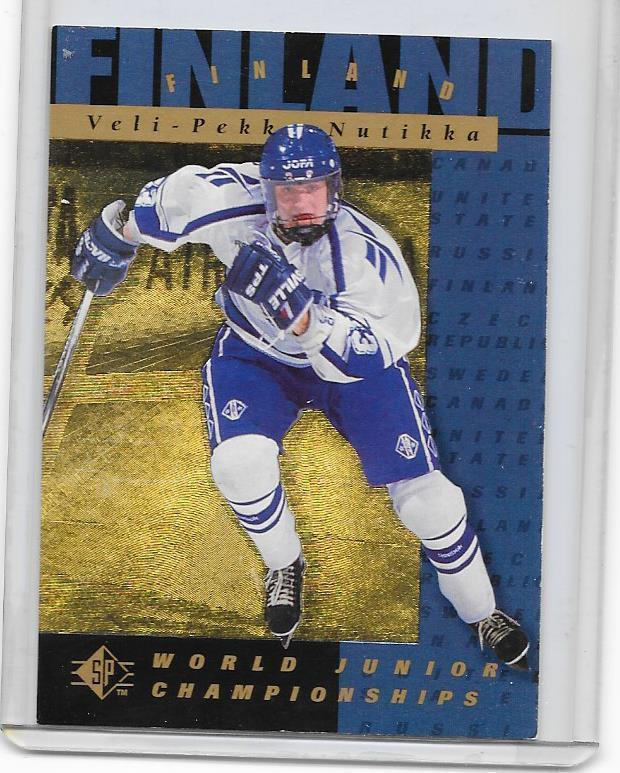 1994-95 SP #159 Veli-Pekka Nutikka Suomi Saipa RC