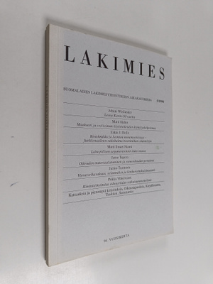 Lakimies 5/1998 : Suomalaisen lakimiesyhdistyksen aikakau...