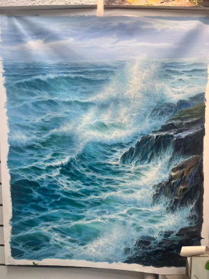 Hand-painted Oil Painting | Käsinmaalattu taide