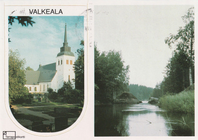 KIRKKOKORTTI - VALKEALAN KIRKKO - 2
