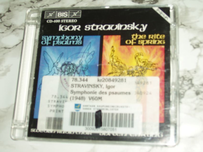 CD A Symphony Of Psalms / The Rite Of Spring