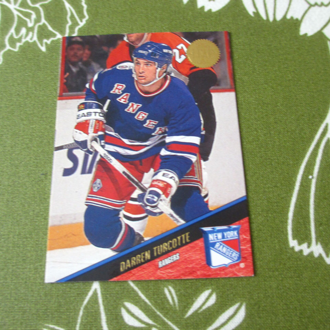 leaf jääkiekkokortti darren turcotte 92 -93