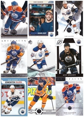 9 x SAM GAGNER Edmonton Oilers