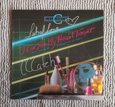 C.C.Catch - I Can Lose My Heart Tonight nimikirjoitus