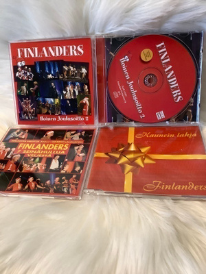 3 X FINLANDERS JOULU CD + 2 CDS (7 SEINÄHULLUA VELJESTÄ)