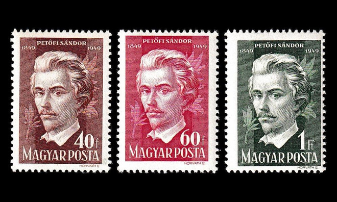 Unkari 1083-5 ** Runoilija Sándor Pet?fi (1950)