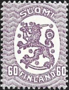 1921 M-17 Saarinen 60 p sinertävän lila ** LaPe 103 c A