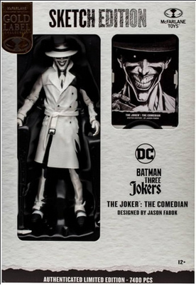 Mcfarlane JOKER BLACK AND WHITE figure - HEAD HUNTER STORE.