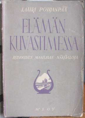 Lauri Pohjanpää: Elämän kuvastimessa, Wsoy 1945. 183 s.