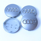 Audi vannekeskiöt – Kromi-Harmaa – 60mm (4kpl sa - pikkukuva 2