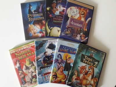Lasten leffapaketti 3, Disneyn leffat - 7 Kpl. -  DVD