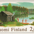 kortti **/° Sauna-aihe - erilaisia taidekortteja, vanhojakin - pikkukuva 5