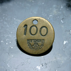 Pyöreä 100 historiallinen nurin kaatunut kruunu 25.5 mm 6 g - pikkukuva 3