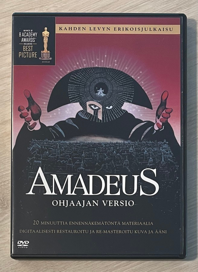 Milos Forman: AMADEUS (1984) Ohjaajan versio (2DVD)