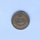 USA Indian head cent 1863 - pikkukuva 4