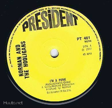 NORMAN & THE HOOLIGANS orig rArE 77 pUnK-KBD-BTF-BLOODSTAINS