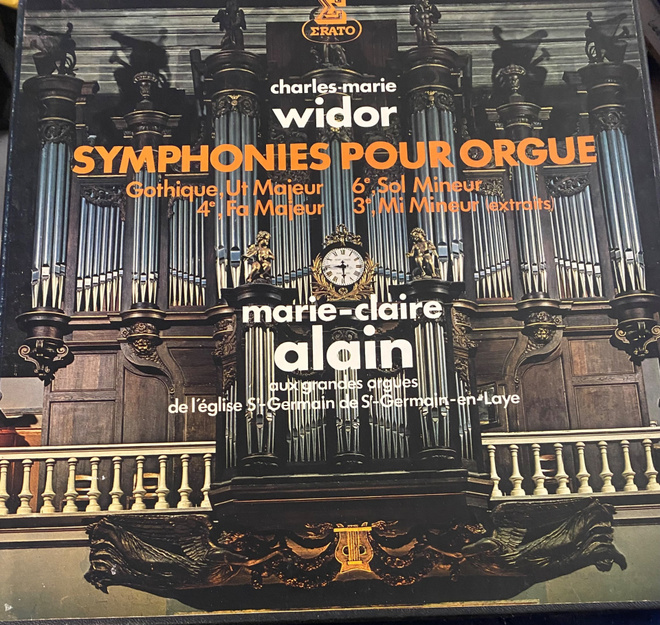 Widor: Symphonies pour orgue 2LP Marie-Claire Alain