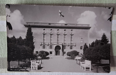Hanko, kaupungintalo, vanha kulkematon kortti