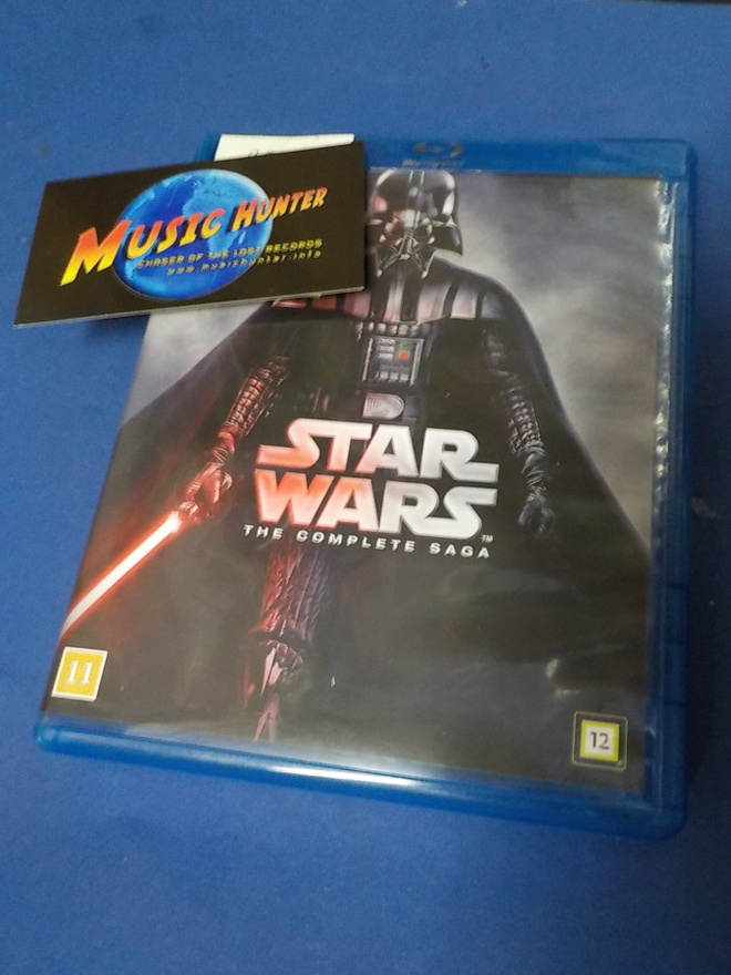 STAR WARS - THE COMPLETE SAGA 9x BLU-RAY BOKSI (W)