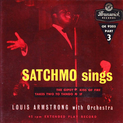 LOUIS ARMSTRONG: "Satchmo Sings Part 3"-EP 7"