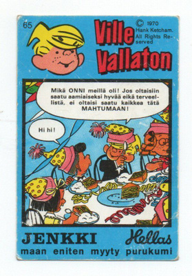 Purkkakuva Hellas VILLE VALLATON n:o 65