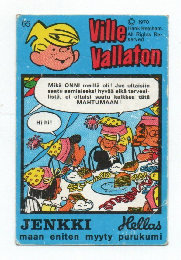 Purkkakuva Hellas VILLE VALLATON n:o 65