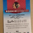 Artyom Levshunov 2025-26 SP Hockey Rookie Authentics Blue - pikkukuva 2