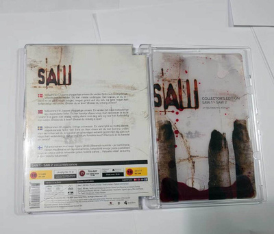 Saw 1 + 2 Collector's Edition DVD suomitekstit