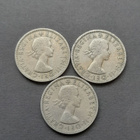 two shillings 1956, 3kpl - pikkukuva 1