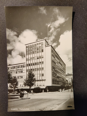 VANHA Postikortti Lahti 1950-l Alkup.Mallikappale