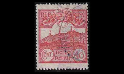 San Marino 40a o Monte Titano 40 C (1903)
