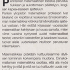 Ivar Ekeland: Ennakoimattoman matematiikka - pikkukuva 3