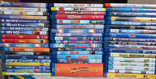 LASTEN ELOKUVIA 53 KPL  -Blu-Ray
