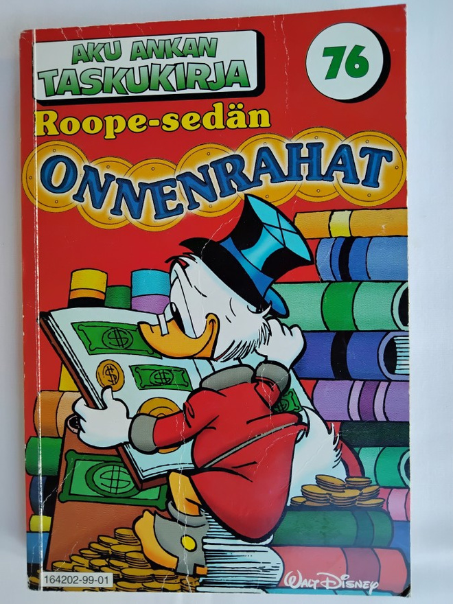 Roope-sedän onnenrahat - Aku Ankka taskukirja 76