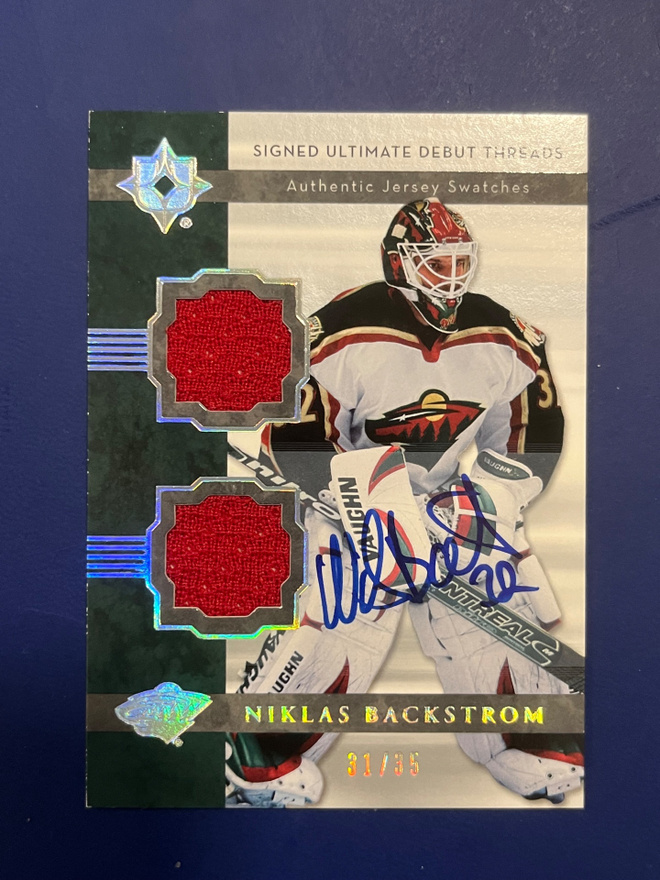 06-07 ultimate Niklas Backstrom /35 DJ-NB