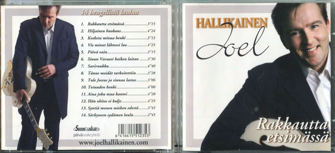 JOEL HALLIKAINEN . CD-LEVY . RAKKAUTTA ETSIMÄSSÄ